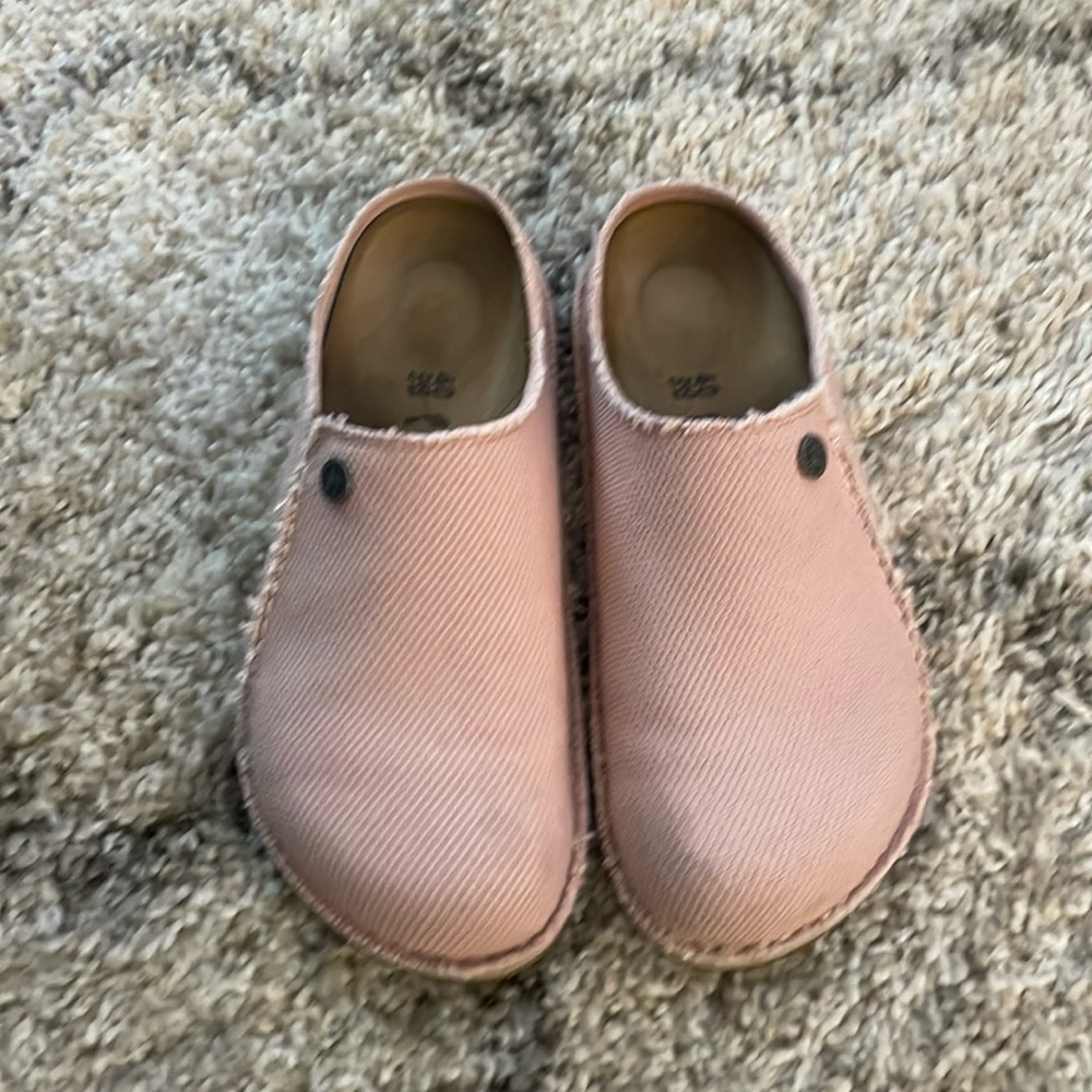Birkenstock pink canvas Zermatt